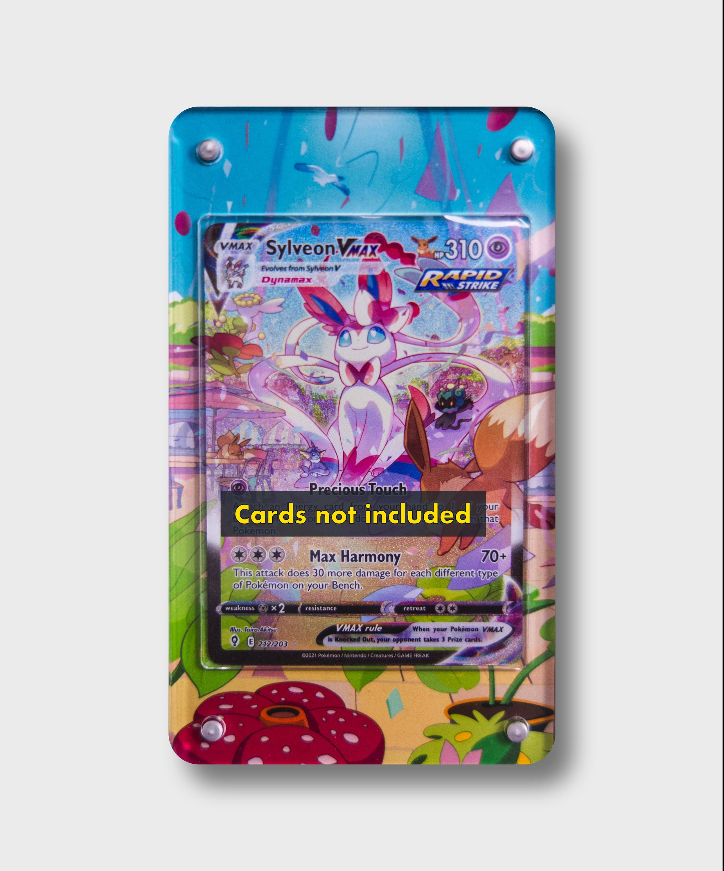 Vitrine pour cartes Pokémon personnalisées Art alternatif Glaceon VMAX -   France