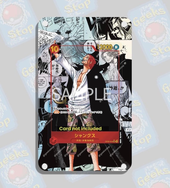 Shanks Manga OP09 | Extended Art Display Case for OPTCG - Etsy Shanks Manga OP09 | Extended Art Display Case for OPTCG - Etsy