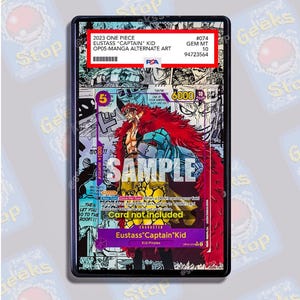 Captain Kid Manga PSA CGC Beckett | Vitrine d'exposition étendue pour OPTCG gradué