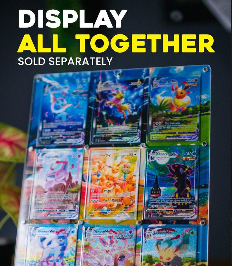 Umbreon VMAX PSA Beckett CGC | Extended Art Display Case for Graded Pokemon Card image 2