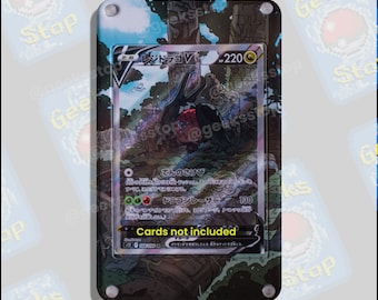 Estuche de exhibición de arte alternativo/arte extendido de Regidrago V para tarjetas de Pokémon