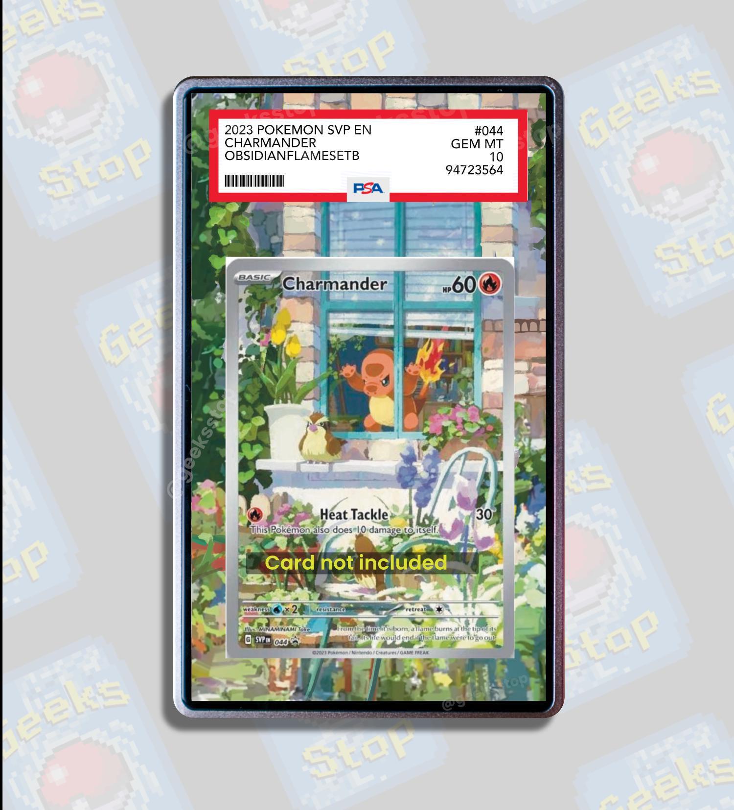 Charmander ETB Promo PSA CGC Beckett | Extended Art Display Case