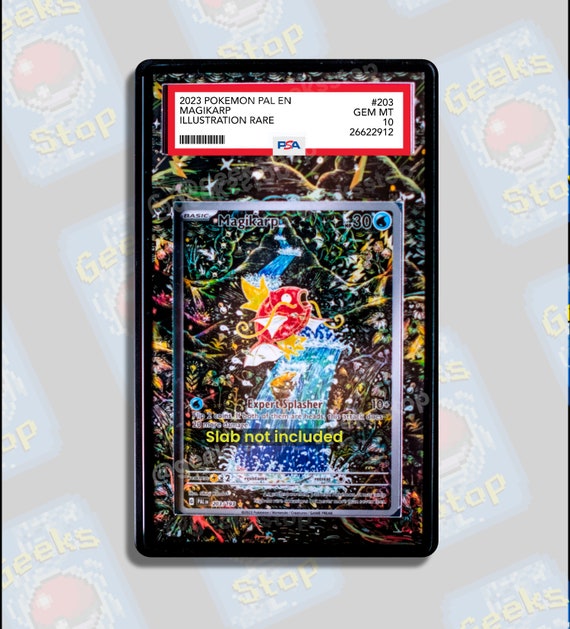 Magikarp IR PSA | Extended Art Display Case for Graded Pokemon Card - Etsy Magikarp IR PSA | Extended Art Display Case for Graded Pokemon Card - Etsy