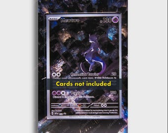 Mewtwo 151 Promo | Extended Art Display Case for Pokemon Card