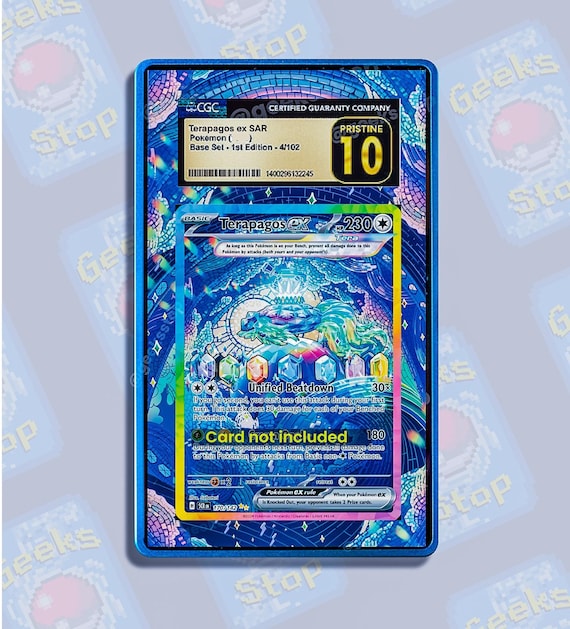 Terapagos Ex SAR PSA CGC Beckett | Extended Art Display Case