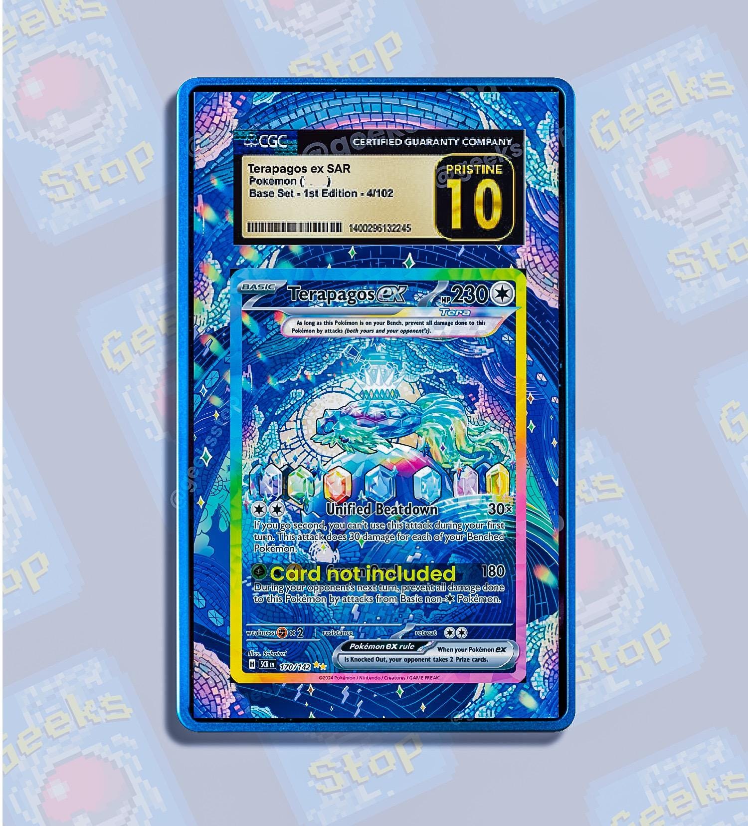 Terapagos Ex SAR PSA CGC Beckett | Extended Art Display Case