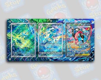 Froakie Frogadier Mega Greninja ex SAR / Vitrina de exhibición de arte extendida