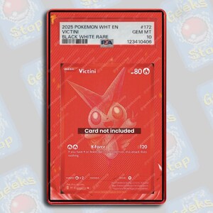 Victini ex BWR PSA TAG Beckett | Extended Art Display Case for Graded Card