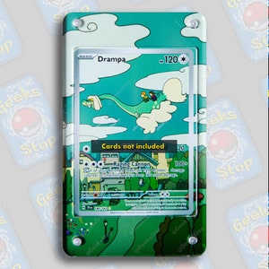 Drampa IR | Grande vitrine artistique pour carte Pokémon