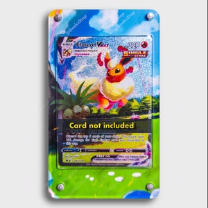 Promotion d'art alternatif Flareon VMAX | Grande vitrine artistique pour carte Pokémon