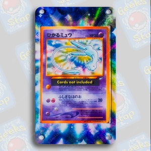 Leuchtendes Mew CoroCoro | Große Kunst Vitrine für Pokemon Karte