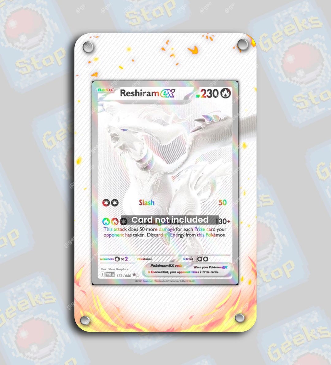 レシラム ex BWR | ポケモンカード用拡張アートディスプレイケース