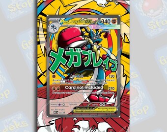 Mega Lucario ex Promo | Extended Art Display Case for Pokemon Card