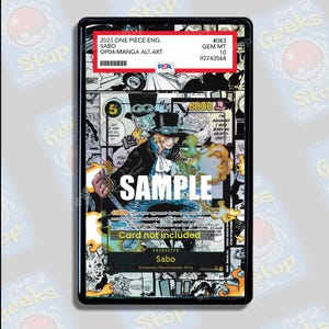 Sabo Manga PSA CGC Beckett | Große Kunst Vitrine für OPTCG