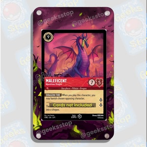 Maleficent Dragon D23 | Extended Art Display Case for Lorcana