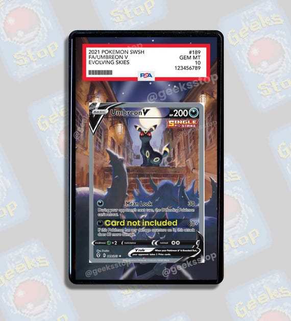 umbreon v pokemon card value Pokémon TCG: Sword & Shield—Evolvinlg Skies Umbreon V (Alternate Full –  Waru Collectables