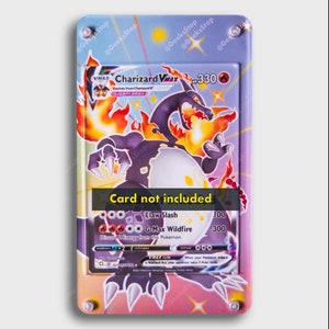 Glurak VMAX | Große Kunst Vitrine für Pokemon Karte