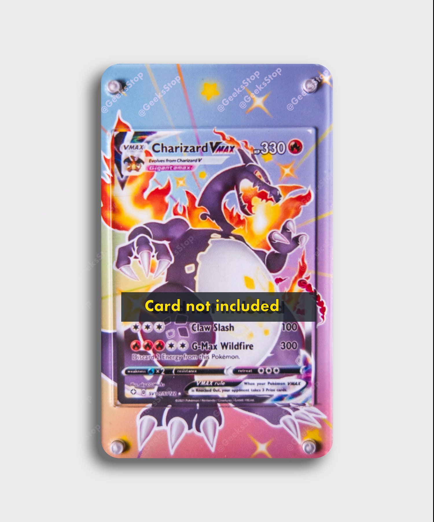 pokemon cards shining fates charizard Charizard VMAX SV107 SV122 Case | Shining Fates main image 0