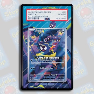 Gastly AR | PSA TAG Beckett Extended Art Display Case for Graded Pokemon Card