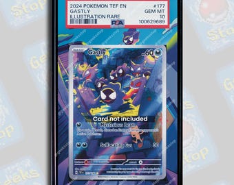 Gastly AR | PSA TAG Beckett Extended Art Display Case for Graded Pokemon Card
