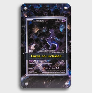 Promo Mewtwo 151 | Grande vitrine artistique pour carte Pokémon