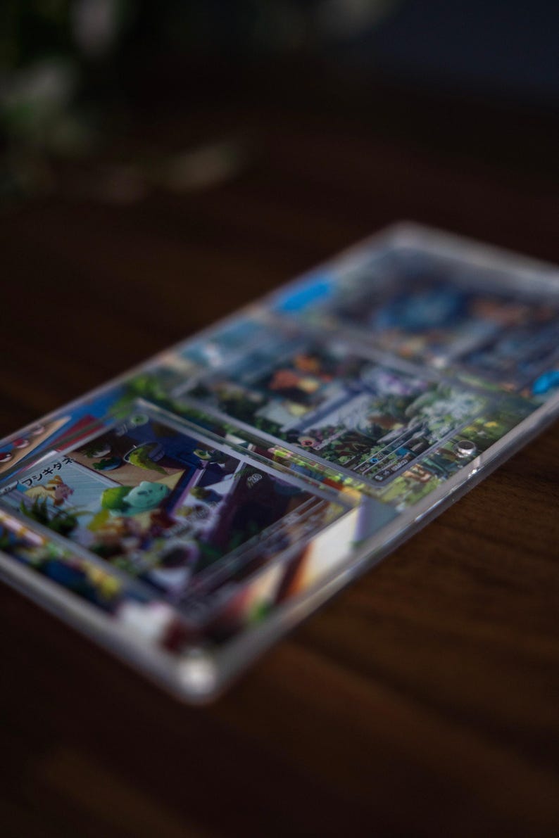 Bulbasaur Charmander Squirtle AR | Extended Art Display Case for Pokemon Card image 4