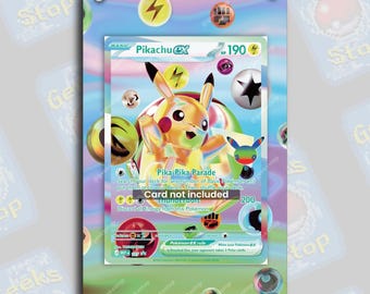Pikachu ex 30th #107 Promo / Vetrina con illustrazioni estese per carte Pokémon