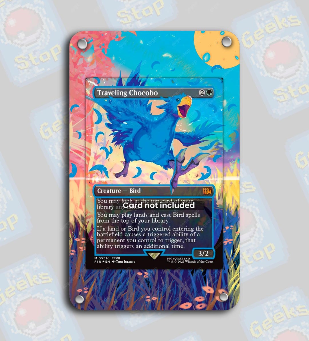 旅するチョコボ　foil 拡張アート 旅するチョコボ 拡張アート FOIL ミントモール / MINT GAMES MTG