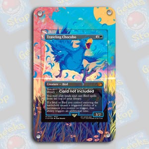 旅するチョコボ（青）｜MTG用拡張アートディスプレイケース