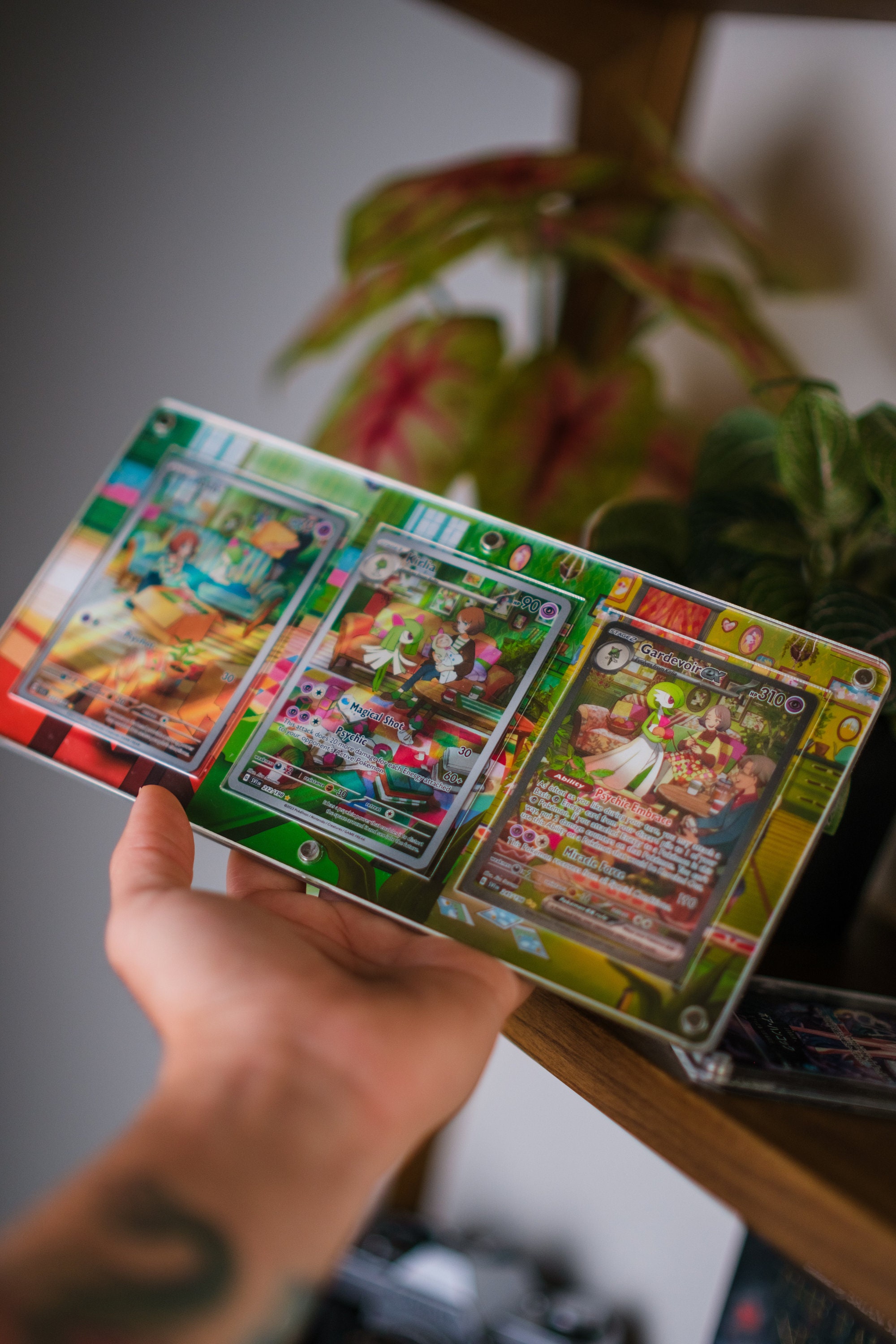 Gardevoir Ralts Kirlia | Extended Art Display Case for Pokemon Card - Etsy