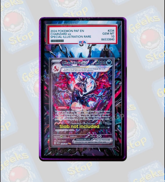 Buy Charizard Ex PSA CGC Beckett | Extended Art Display Case for Graded  Pokemon Card Online in India - Etsy