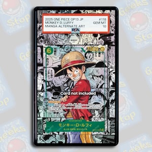 ワンピースカード PSA display item card One Piece Psa Card Display