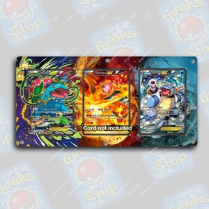 Charizard Blastoise Venusaur EX XY Promos | Utökat konstdisplayfodral för Pokémonkort
