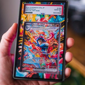 Greninja ex SIR | PSA Display Case Extended Art for Graded Pokemon Card