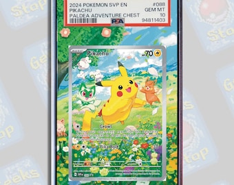 ピカチュウ パルデア アドベンチャー PSA、ベケット CGC | ポケモン