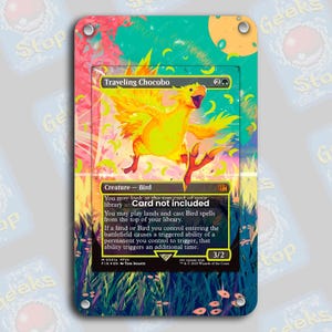 旅するチョコボ（イエロー）｜MTG用拡張アートディスプレイケース