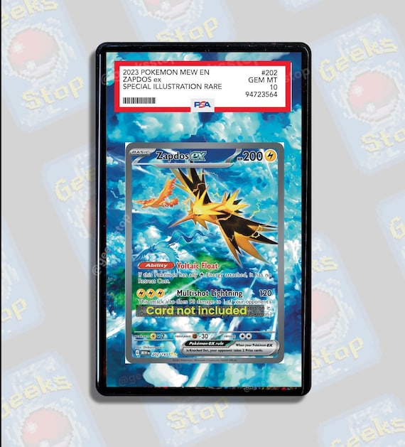 rare pokemon cards zapdos Amazon.com: Pokemon - Zapdos ex 192/165 - Pokemon 151 - Full Art Ultra Rare