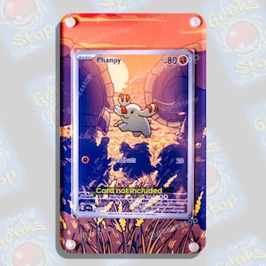 Phanpy AR #205 Große Kunst Vitrine für Pokemon Karten
