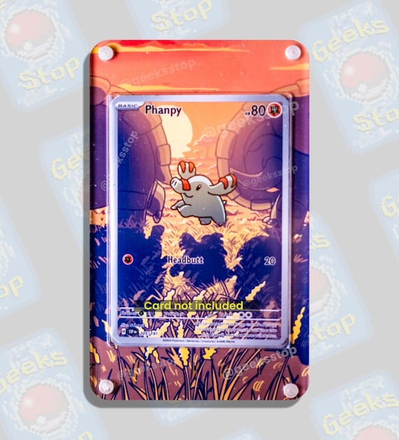 Phanpy AR #205 Extended Art Display Case for Pokemon Card - Etsy