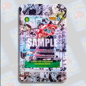 Manga Zoro OP06 | Vitrine d'exposition étendue pour OPTCG