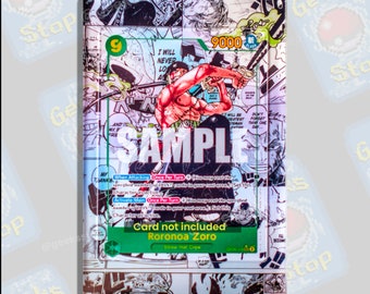 Zoro Manga OP06 | Extended Art Display Case for OPTCG