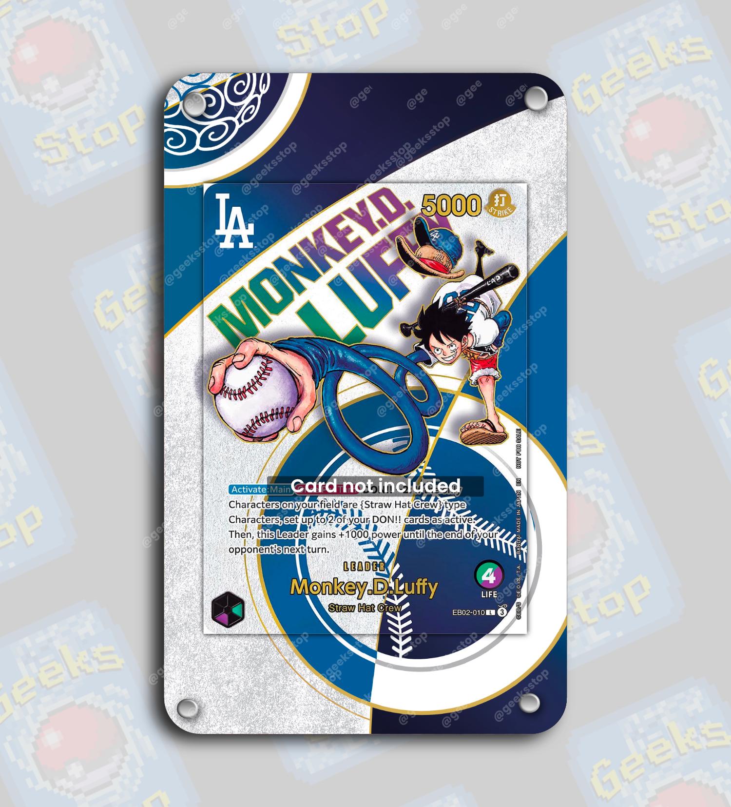 ルフィドジャース ワンピースカード 限定プロモ ケース発送 ルフィ ドジャース ワンピースコラボ 限定品 プロモ ワンピース