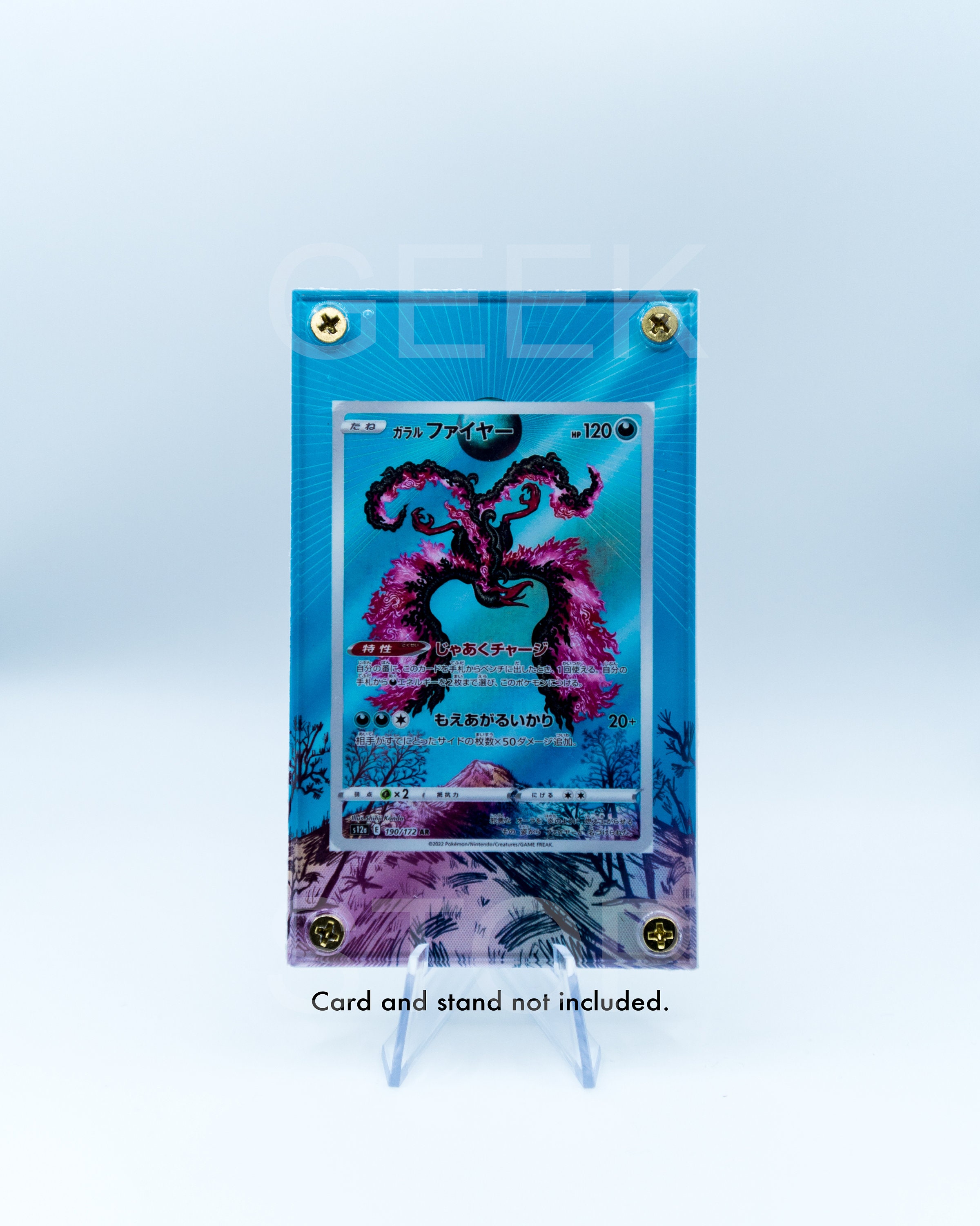 Aerodactyl V Alternate Art Custom Pokemon Card Display Case 