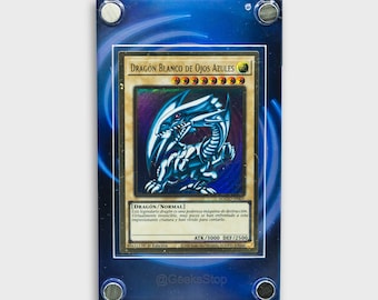 yugioh code of the duelist booster box Yu Gi Oh Blue Eyes White Dragon Card Holographic Credit Card Holographic  Credit Card Skin – Anime Town Creations main image 0
