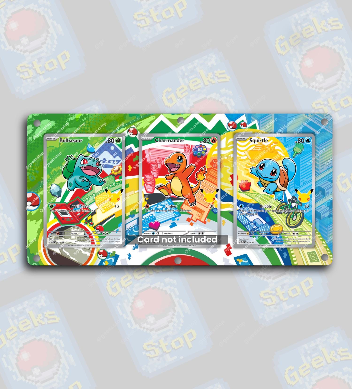 Bulbasaur Charmander Squirtle First Partner Collection | Extended Art ...