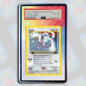 Lugia Neo Genesis PSA CGC Beckett | Große Kunst Vitrine für Pokemon Karte