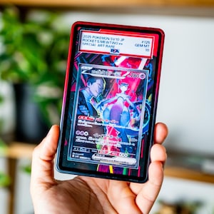 Team Rocket Mewtwo ex SAR PSA TAG Beckett | Display Case Extended Art for Pokemon Card