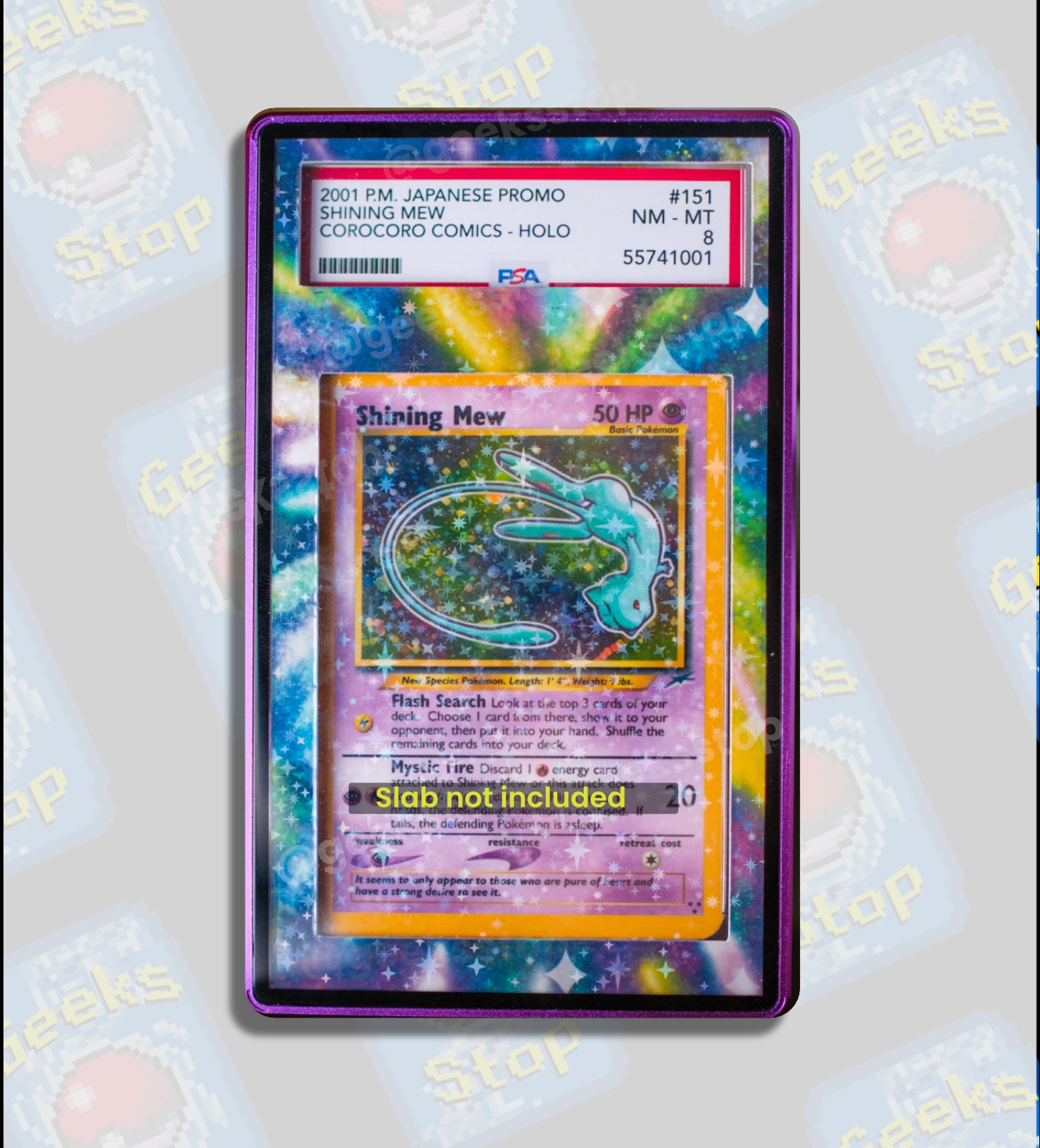 Shining Mew Corocoro PSA | Extended Art Display Case for