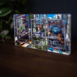 Bulbasaur Charmander Squirtle AR | Extended Art Display Case for Pokemon Card image 3