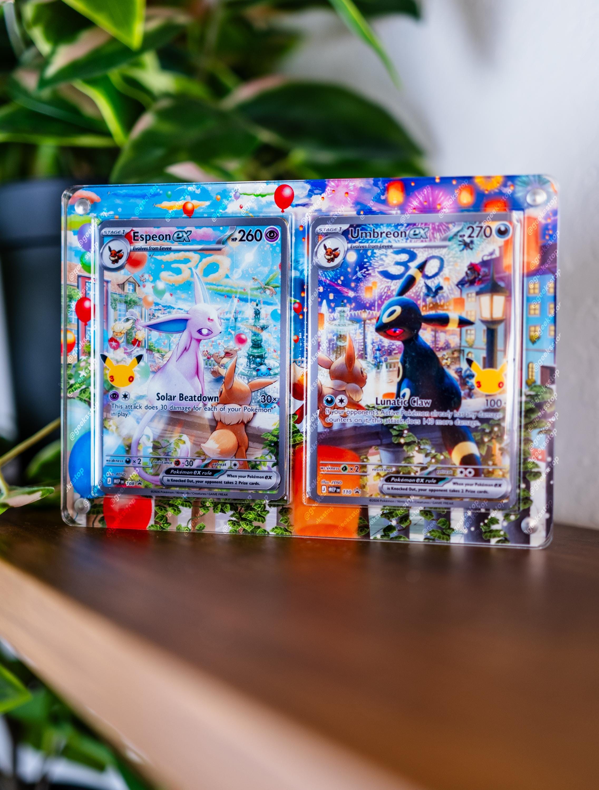 エーフィ＆ブラッキーex 30周年記念 | ポケモンカード用拡張アート